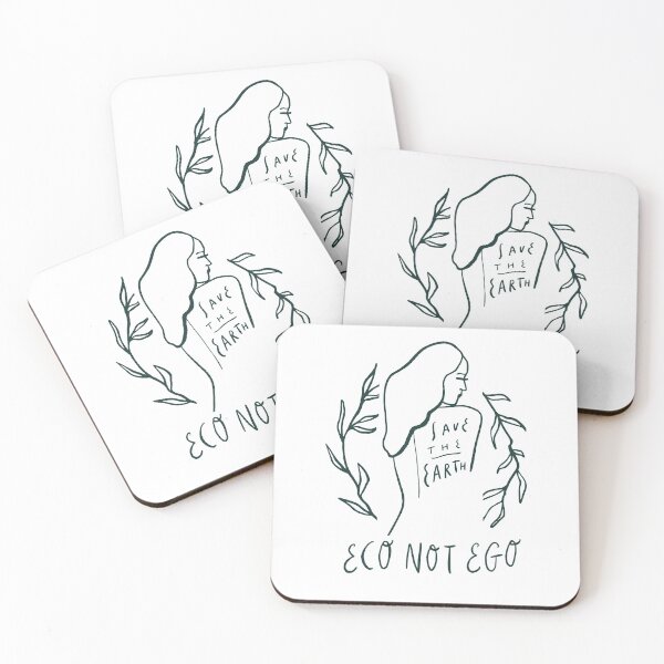 Item preview, Eco not Ego | Save the Earth Quote designed and sold by Marear.