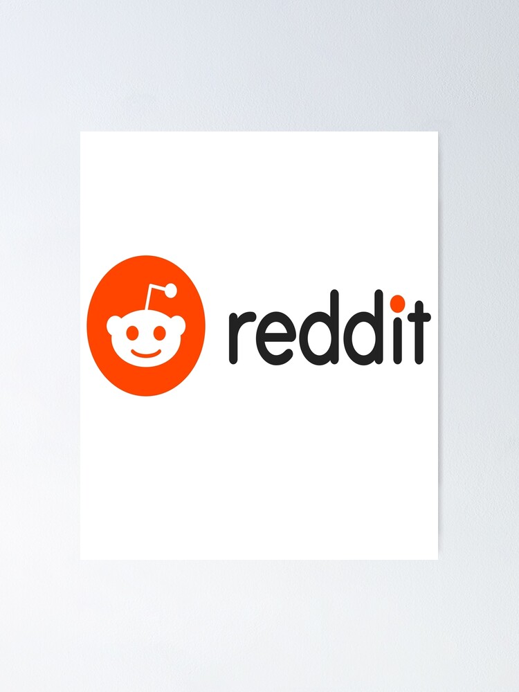 "Reddit site Logo Icon Gift for Reddit Fan" Poster by MKMemo1111