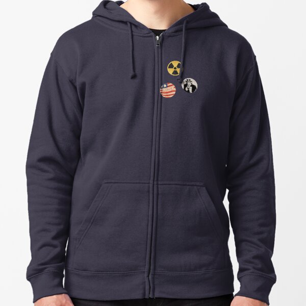 Ellie Backpack Pins Zipped Hoodie