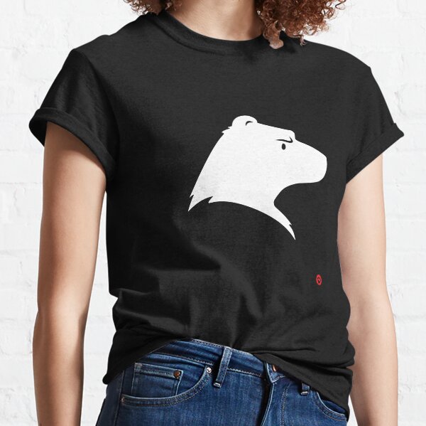 Polar Bear Silhouette Portrait Classic T-Shirt