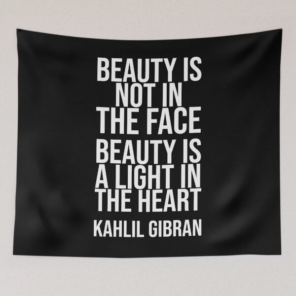 Item preview, Beauty - Gibran quote designed and sold by Philippe Derungs.