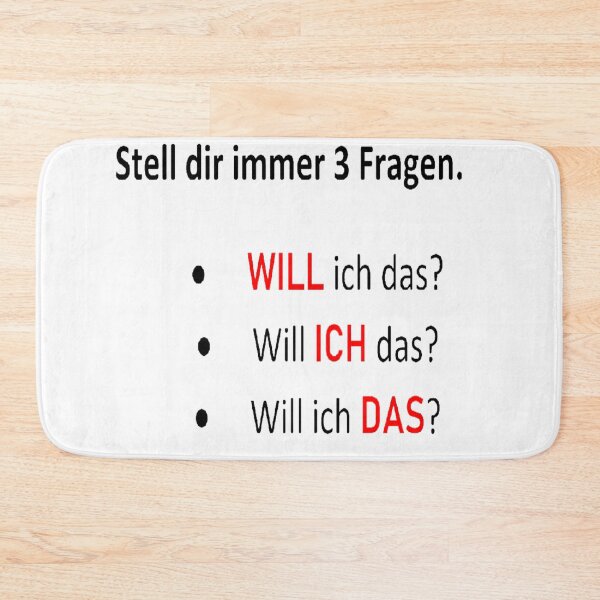 Artikelvorschau, Will ich das? entworfen und verkauft von Yireso Luna.