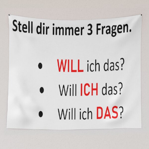Artikelvorschau, Will ich das? entworfen und verkauft von Yireso Luna.