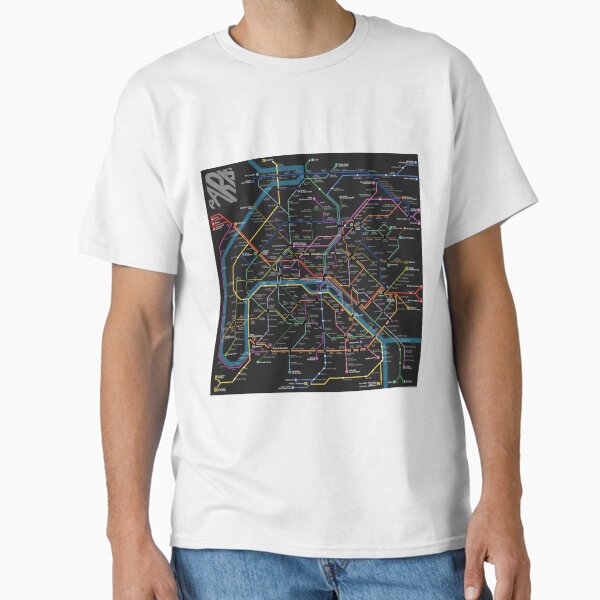 Item preview, Paris metro map designed and sold by BRB07.