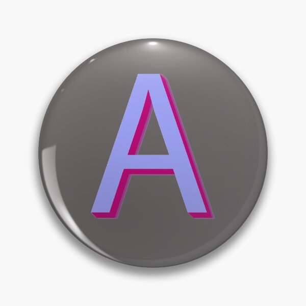 Item preview, 3D letter A on a white background. designed and sold by WayProgress.