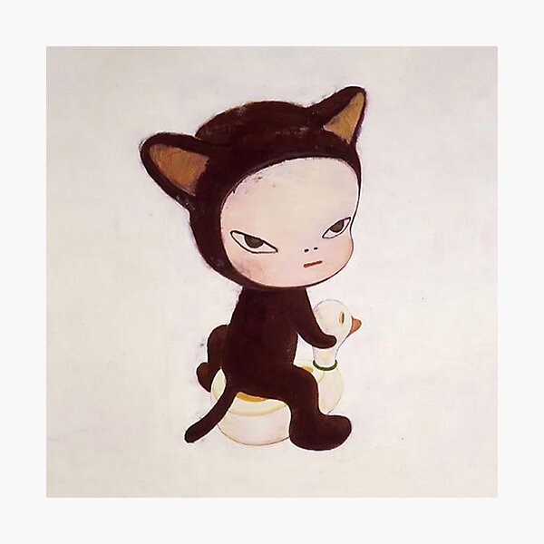 yoshitomo nara cat Photographic Print