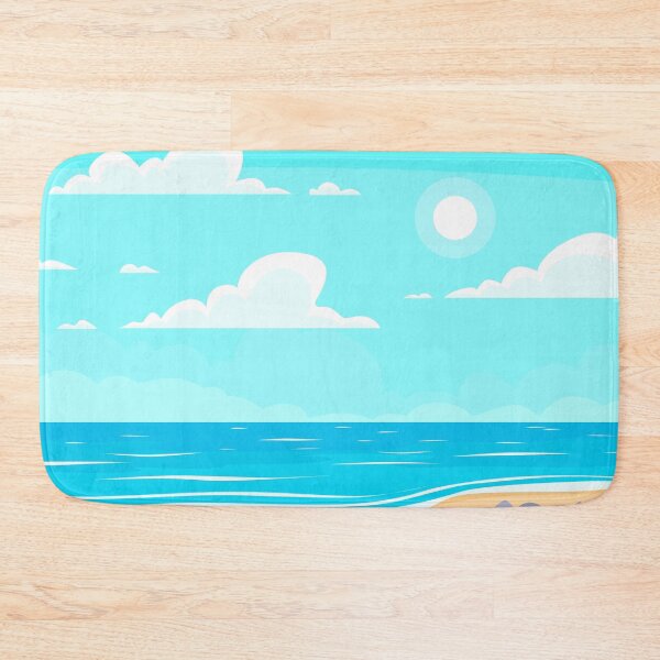 Item preview, Summer Beach With Blue Sky Art designed and sold by JTS STORE.