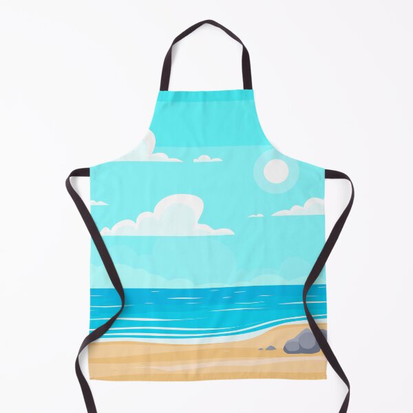 Item preview, Summer Beach With Blue Sky Art designed and sold by JTS STORE.