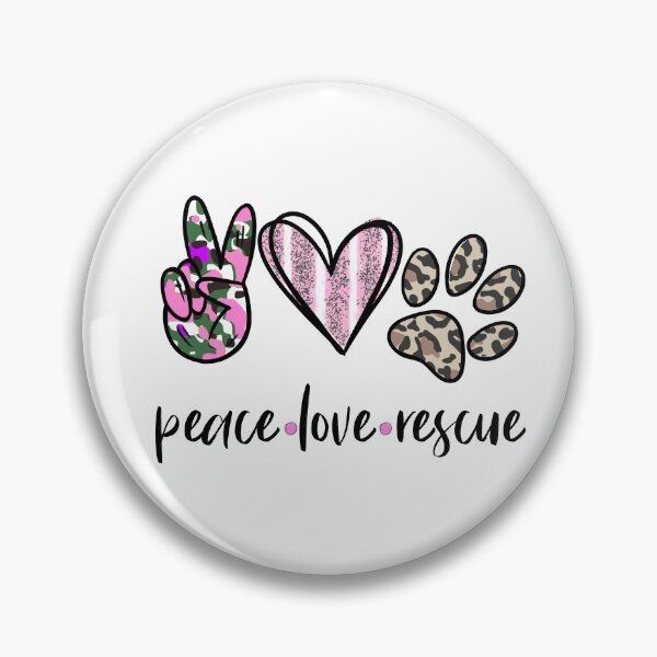 Item preview, Peace Love Rescue designed and sold by HelArt.