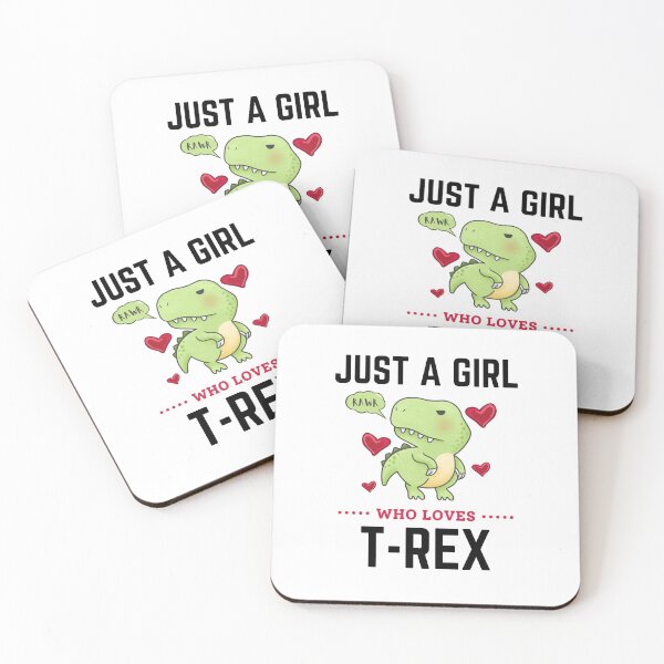 Item preview, Just A Girl Who Loves TRex designed and sold by momsnpops.