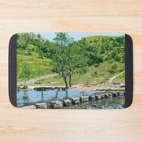 Item preview, Dovedale, Peak District, Derbyshire art gift. Stepping Stones designed and sold by BarbaraGlebska.