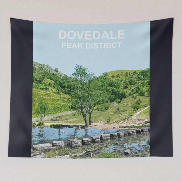 Item preview, Dovedale, Peak District, Derbyshire art gift. Stepping Stones designed and sold by BarbaraGlebska.
