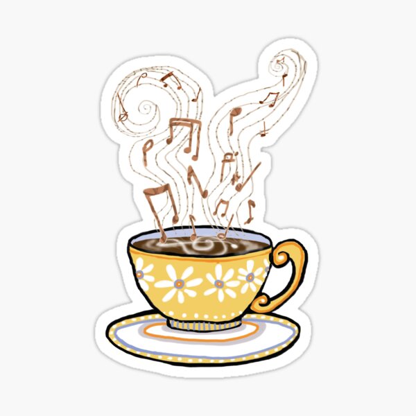 Coffee of the Day with Notes of Chocolate and Caramel Sticker