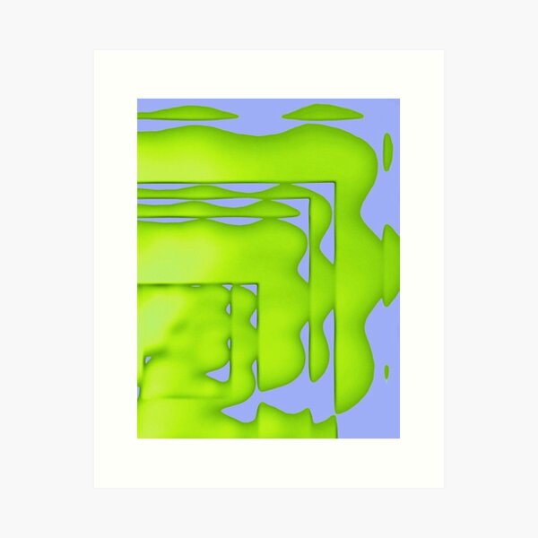 indie neon aesthetic Art Print
