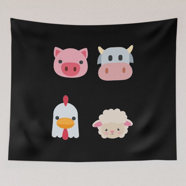 Item preview,  Kids, after school care, cute farm animals designed and sold by thekidsprint.