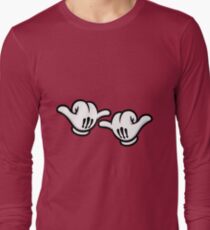 Mickey Hands Thumbs up Long Sleeve T-Shirt