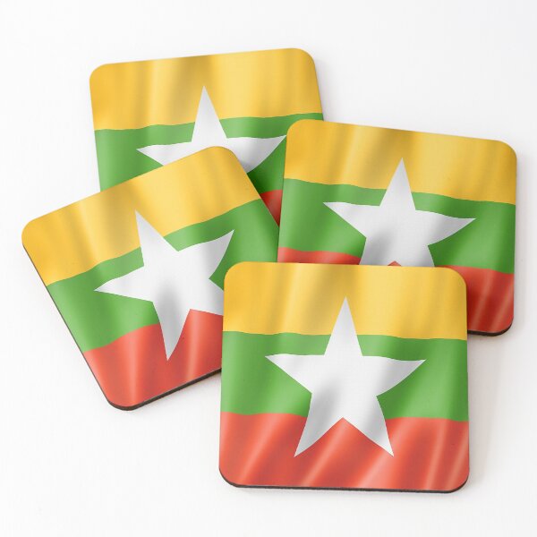 Item preview, Burma Flag designed and sold by MrCsStores.