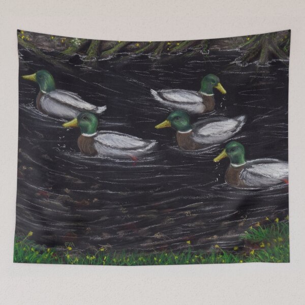 Item preview, Five Male Mallards designed and sold by PhilipHarvey.