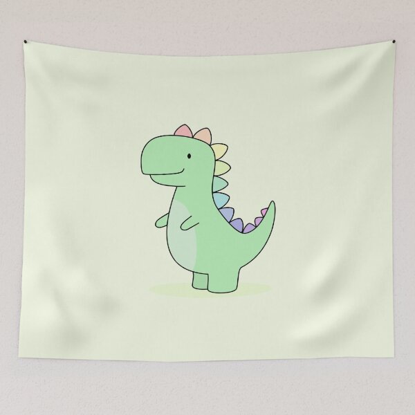 Item preview, Cute rainbow dinosaur designed and sold by sowing.