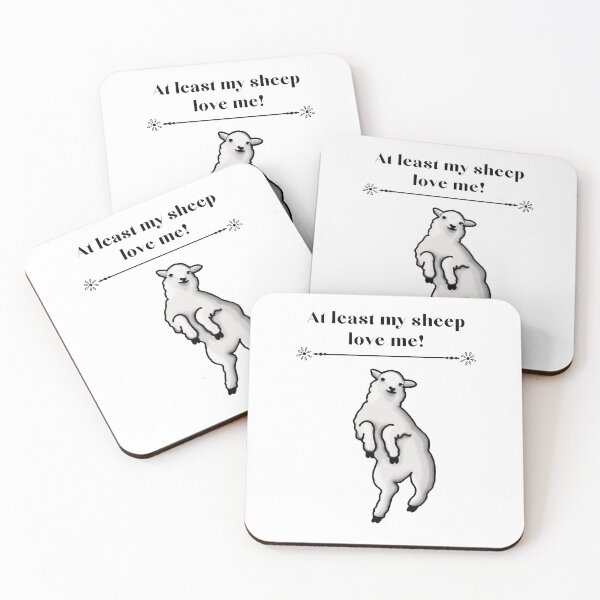 Item preview, At least my sheep love me! designed and sold by BlossomByAnna.