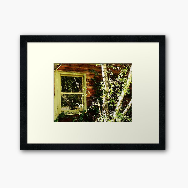 The Reflection of Fall Framed Art Print