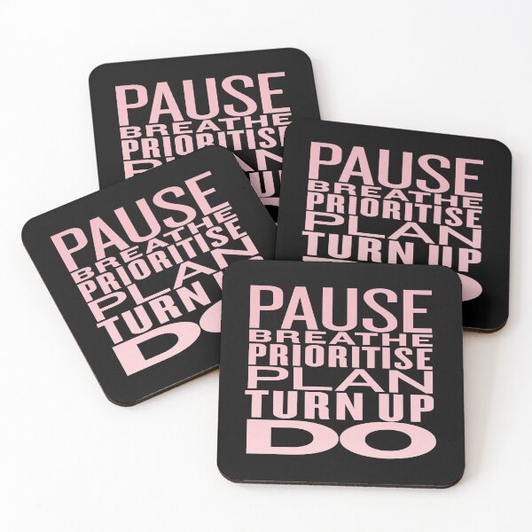 Item preview, Pause, breathe, prioritise, plan, turn up, do v.6 designed and sold by x1brett.
