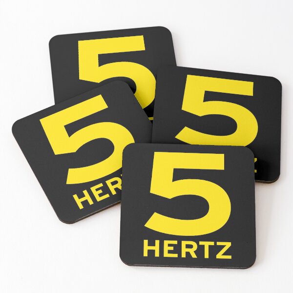 Item preview, 5 HERTZ BRAND LOGO - YELLOW designed and sold by 5hertz.