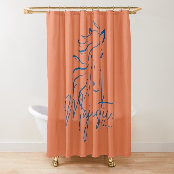 Item preview, Orange Blue "Majestic ... like you" Horse  designed and sold by Dream Big! by E. H..
