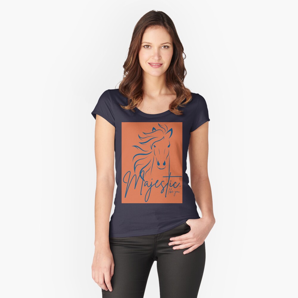Item preview, Fitted Scoop T-Shirt designed and sold by DesignsbyEH.