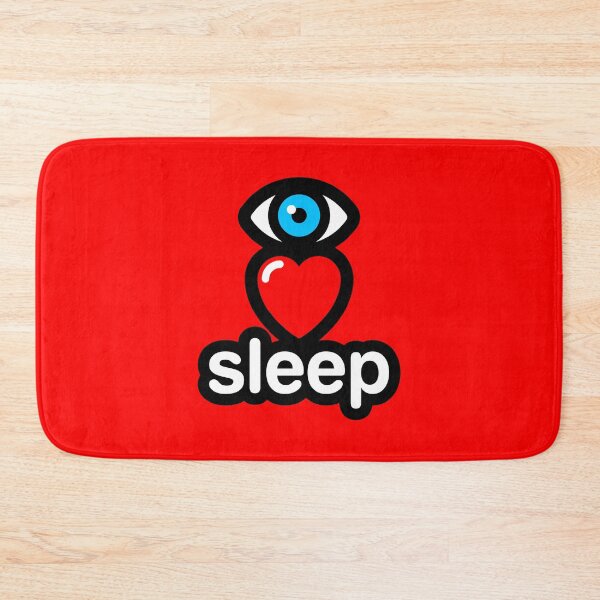Item preview, i love sleep (red - vertical) designed and sold by MisterSquid.