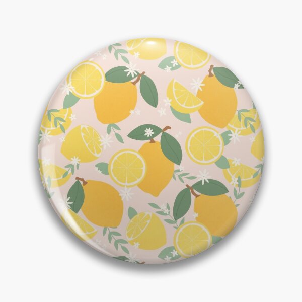 Item preview, Fresh Lemons on Light Pink designed and sold by SoulDesignsCo.