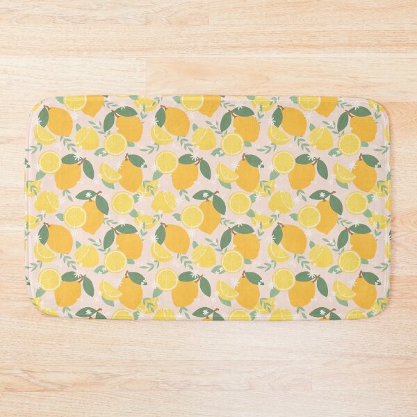 Item preview, Fresh Lemons on Light Pink designed and sold by SoulDesignsCo.