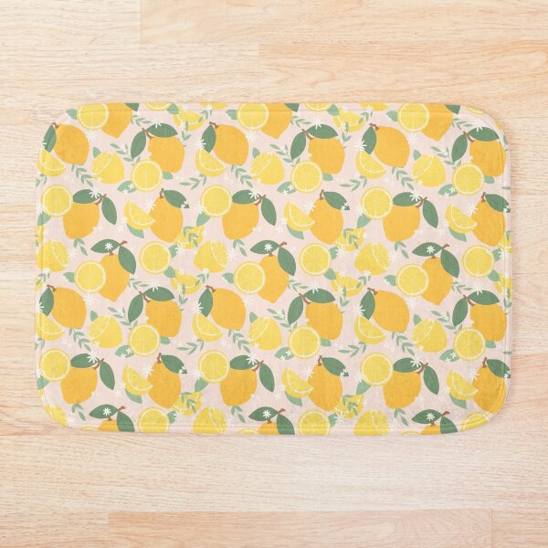Item preview, Fresh Lemons on Light Pink designed and sold by SoulDesignsCo.