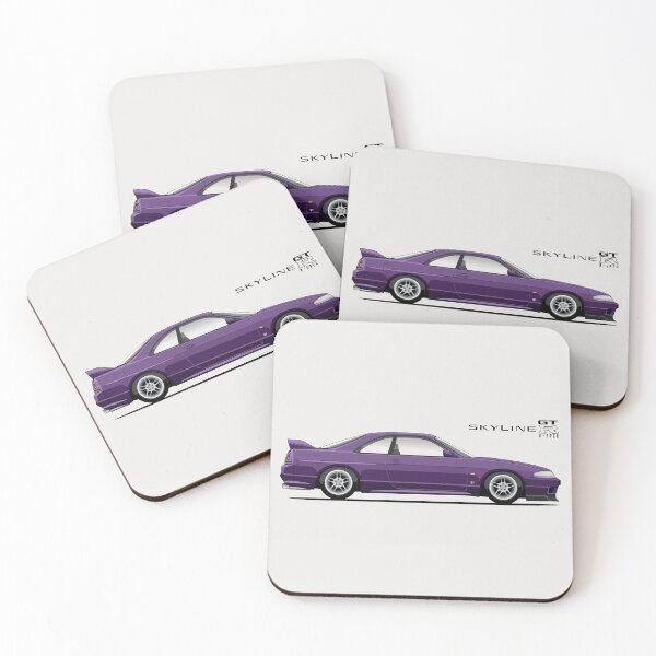 Item preview, Nissan Skyline 97 R33 GT-R V-SPEC designed and sold by mtsala illustrations.