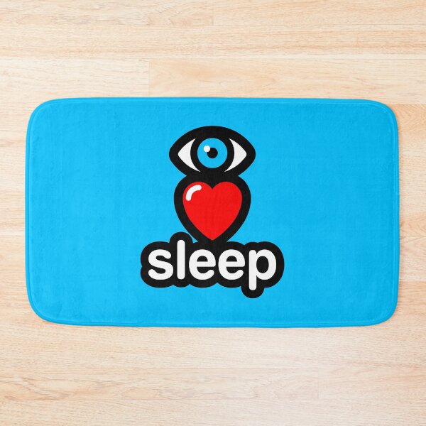 Item preview, i love sleep (blue - vertical) designed and sold by MisterSquid.
