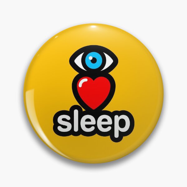 Item preview, i love sleep (yellow - vertical) designed and sold by MisterSquid.