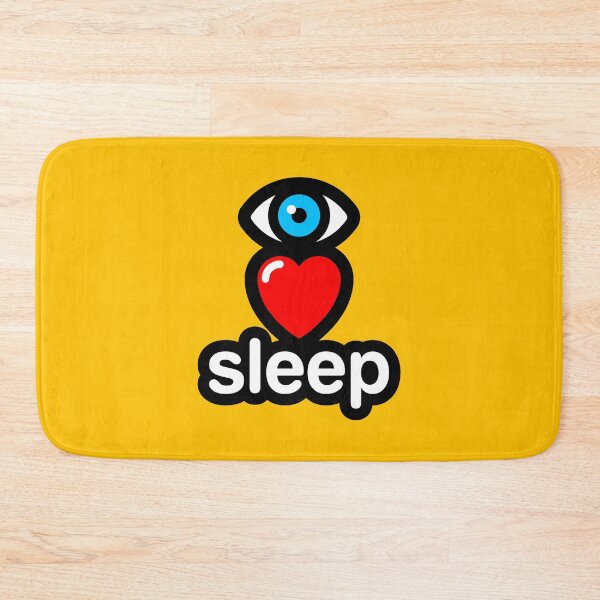 Item preview, i love sleep (yellow - vertical) designed and sold by MisterSquid.