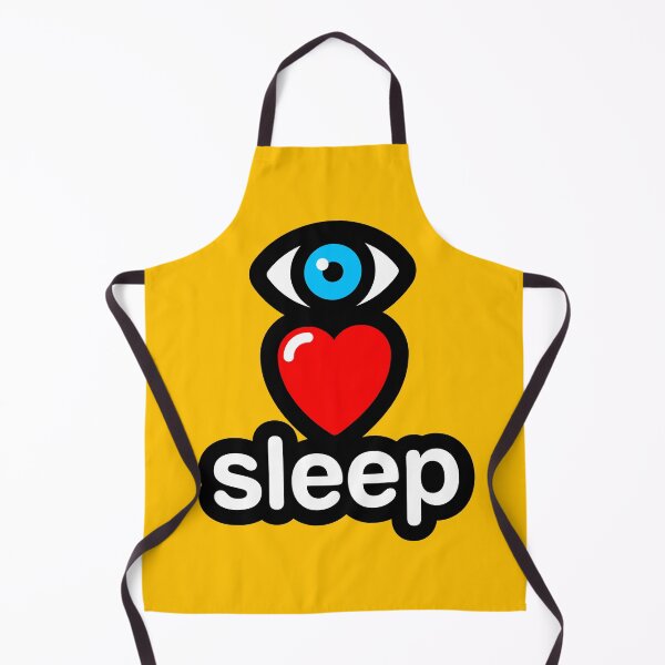 Item preview, i love sleep (yellow - vertical) designed and sold by MisterSquid.