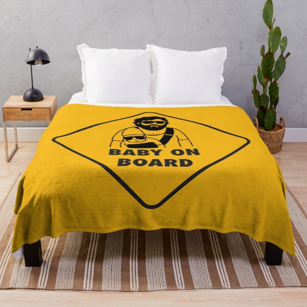 Item preview, Baby on board (Carlos from the Hangover) designed and sold by chillstudio.