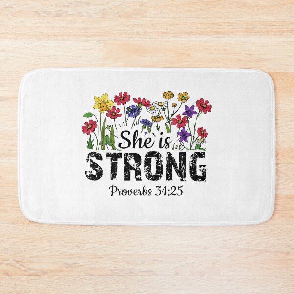 Item preview, She is strong proverbs 31:25 designed and sold by Risala.