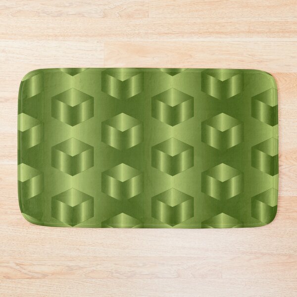 Item preview, Green cubes designed and sold by Yamy Morrell Art and Design.