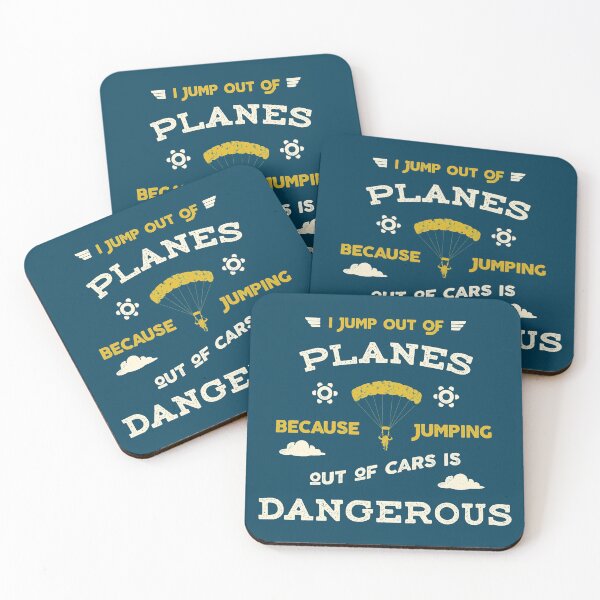 Item preview, Funny Skydiving And Parachute I Jump Out of Planes Saying designed and sold by wingstar.