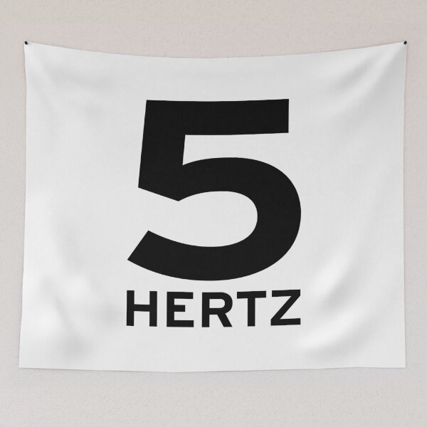 Item preview, 5 HERTZ BRAND LOGO - BLACK designed and sold by 5hertz.