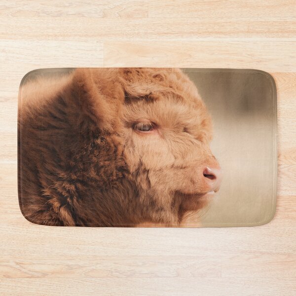 Item preview, Fluffy Scottish Highland Calf designed and sold by Melissa Peltenburg.