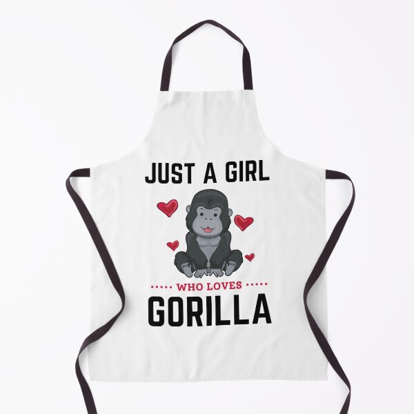 Item preview, Just A Girl Who Loves Gorilla designed and sold by momsnpops.