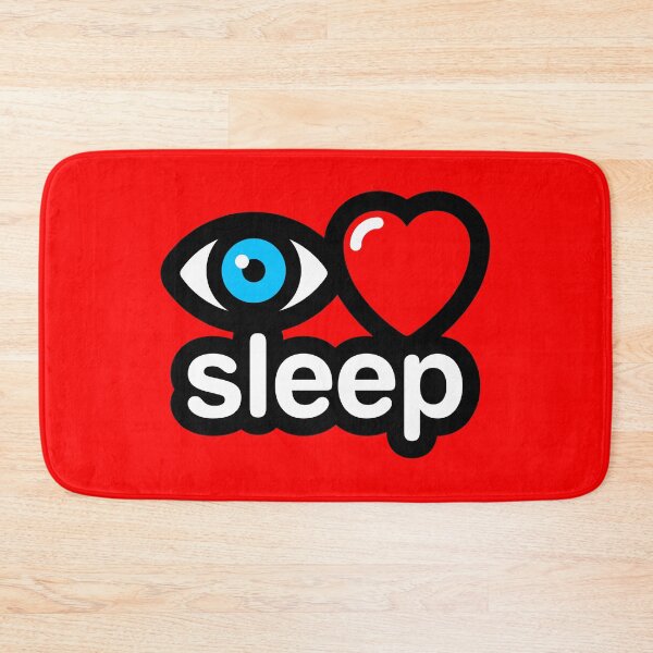 Item preview, i love sleep (red) designed and sold by MisterSquid.