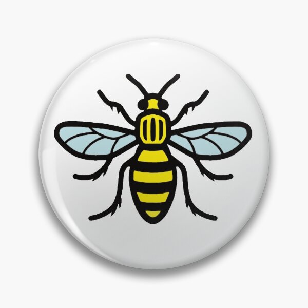 Item preview, Manchester Bee Sticker Pack designed and sold by royal-tees.