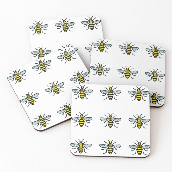 Item preview, Manchester Bee Sticker Pack designed and sold by royal-tees.