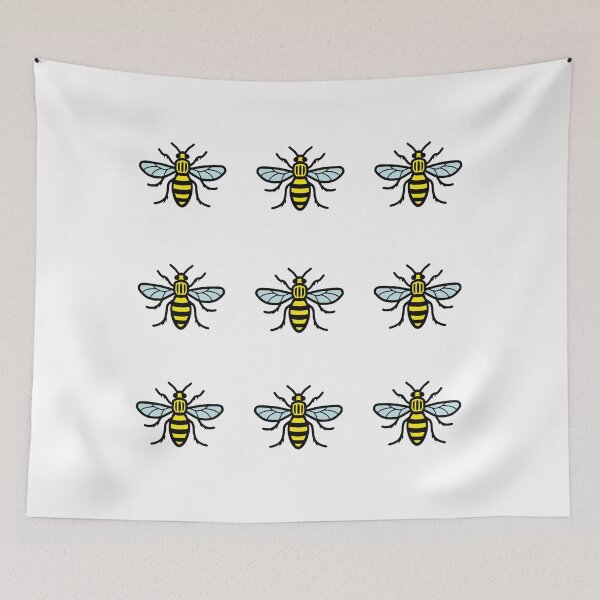 Item preview, Manchester Bee Sticker Pack designed and sold by royal-tees.