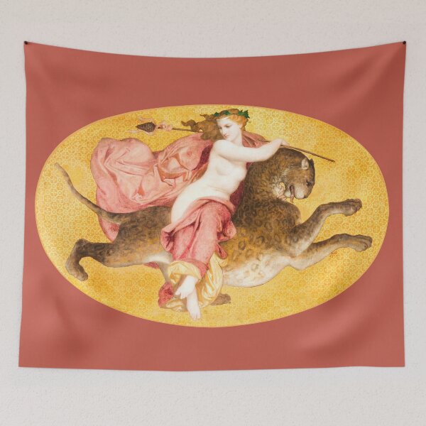 Item preview, BACCHANTE ON A PANTHER, Maenad Carrying a Thyrsus  designed and sold by BulganLumini.